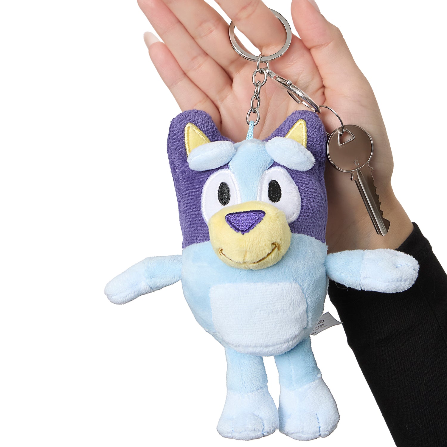 Bluey Plush Bag Charm Keychain, Official License for Backpack
