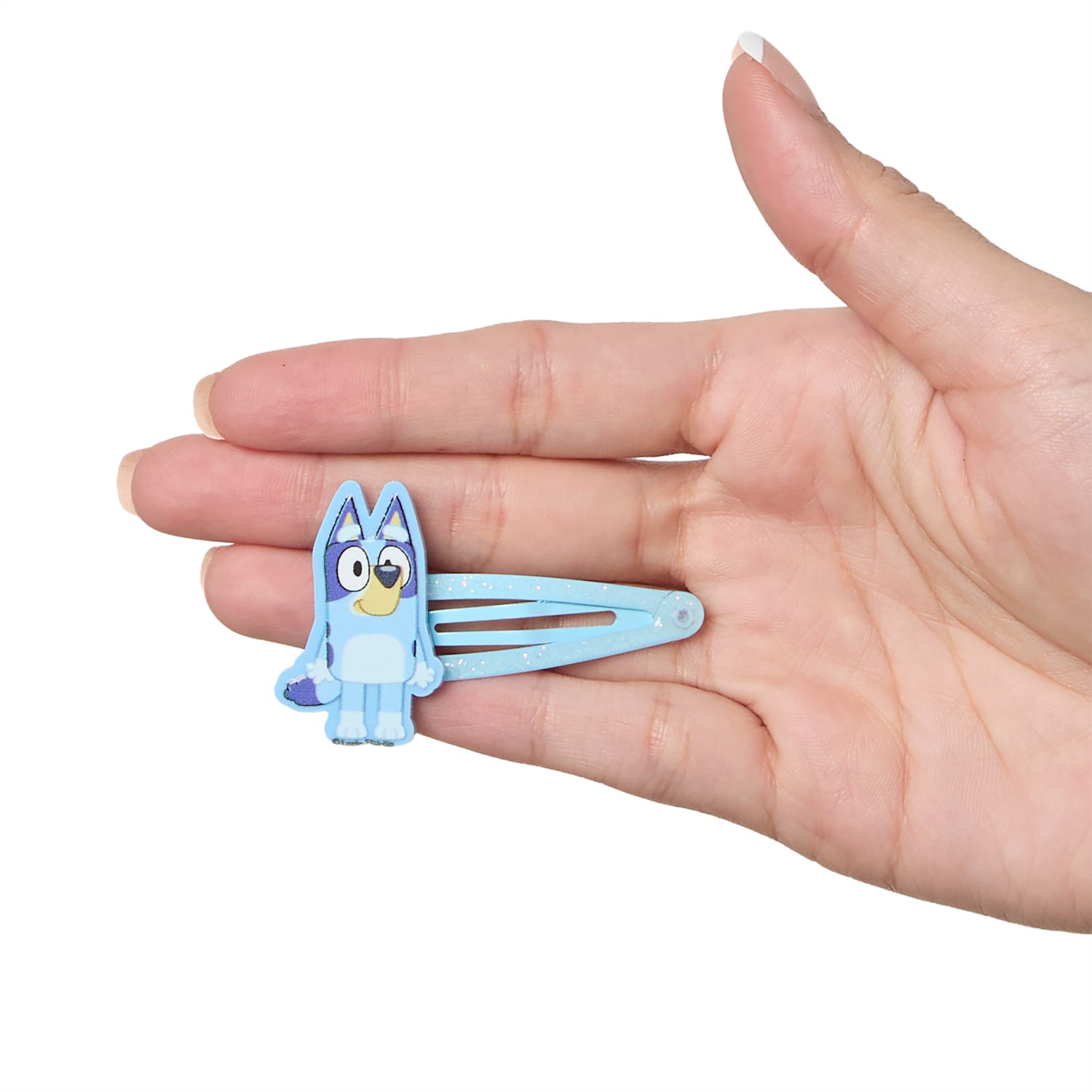 Bluey Hair Clips 8-Piece Set Official License, Snap Back Hair Clip, Bluey Accessories