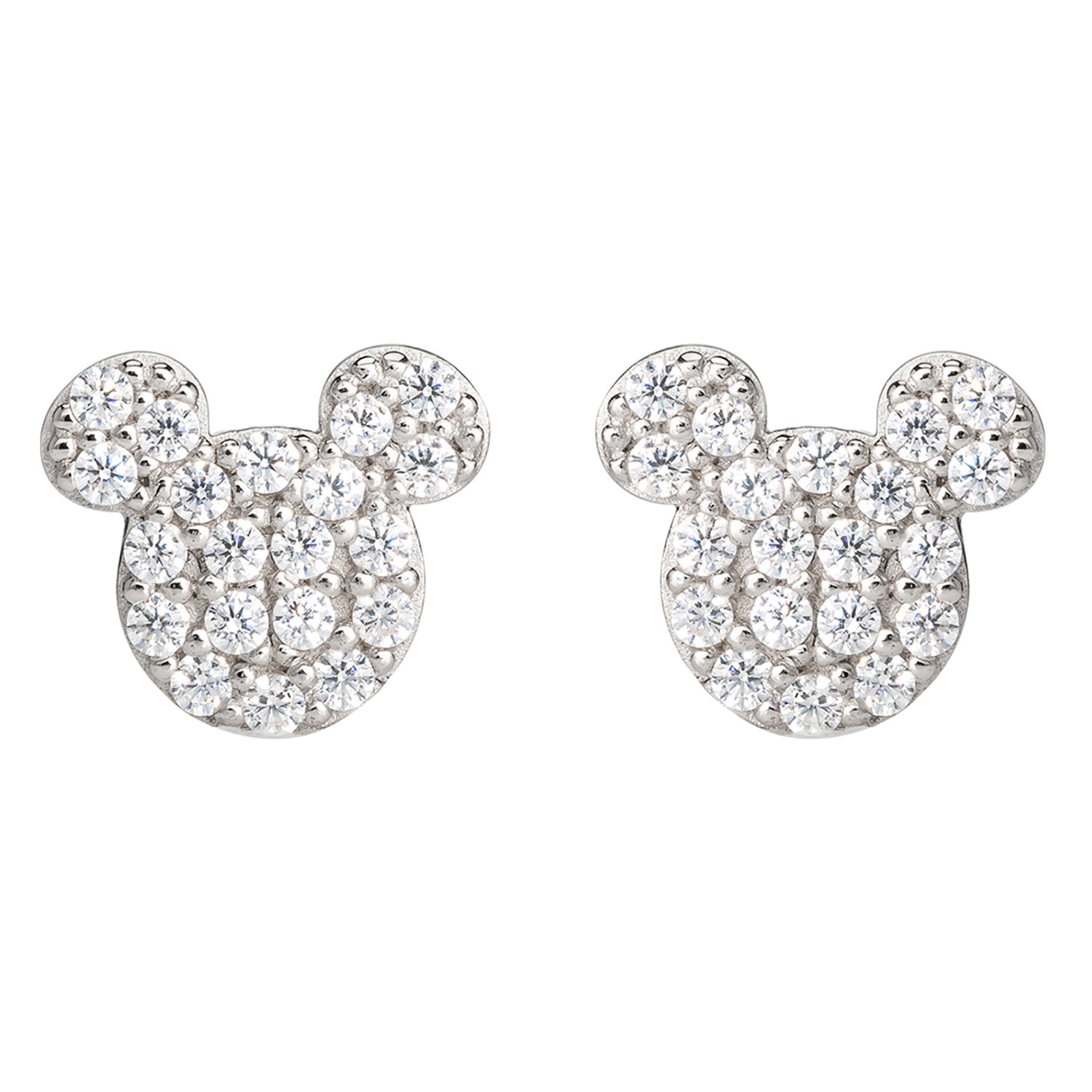 Disney Mickey Mouse Earrings for Women Official License, Sterling Silver