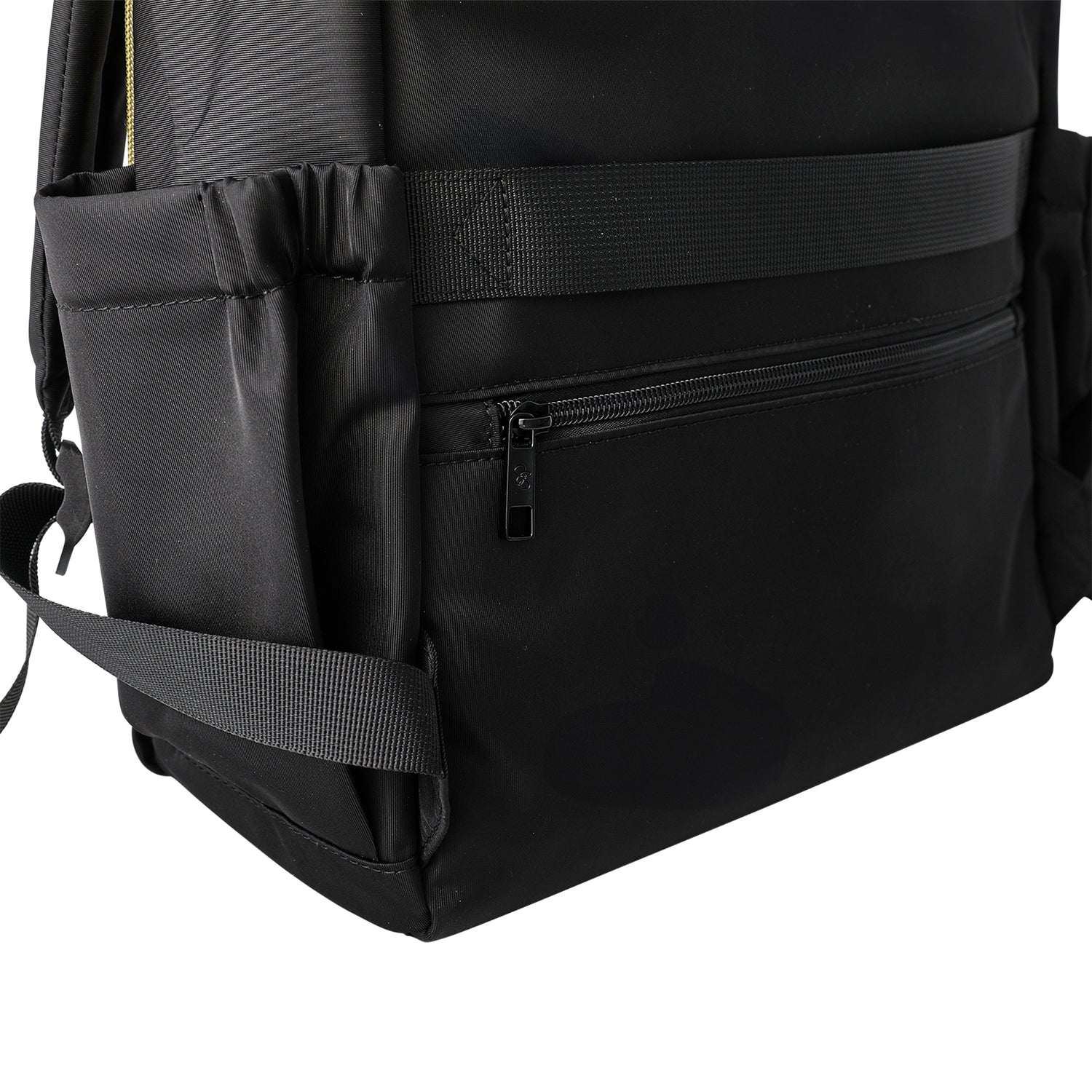 Jessica Simpson Black Laptop Backpack for Women, Work and Travel Backpack with Gold Hardware, 15" Laptop Sleeve