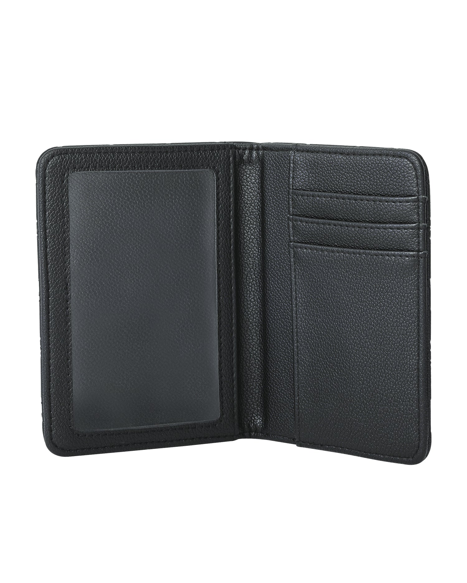 Hello Kitty Passport Holder for Travel Official License, Black Passport Cover for Women, Sanrio Gifts - Black