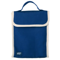 Lands' End Small Cooler Bag Polyester Canvas, Soft Cooler Lunch Box for Women and Men (Navy) - Navy