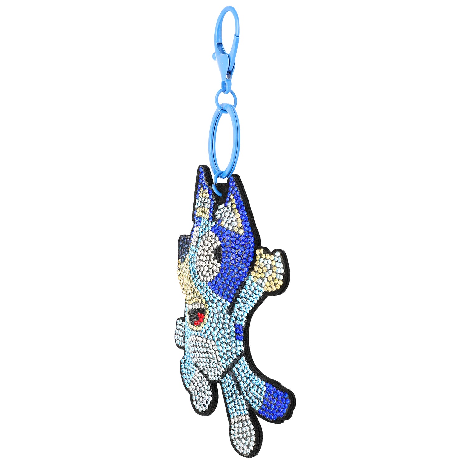 Bluey Pave Crystal Bag Charm Keychain