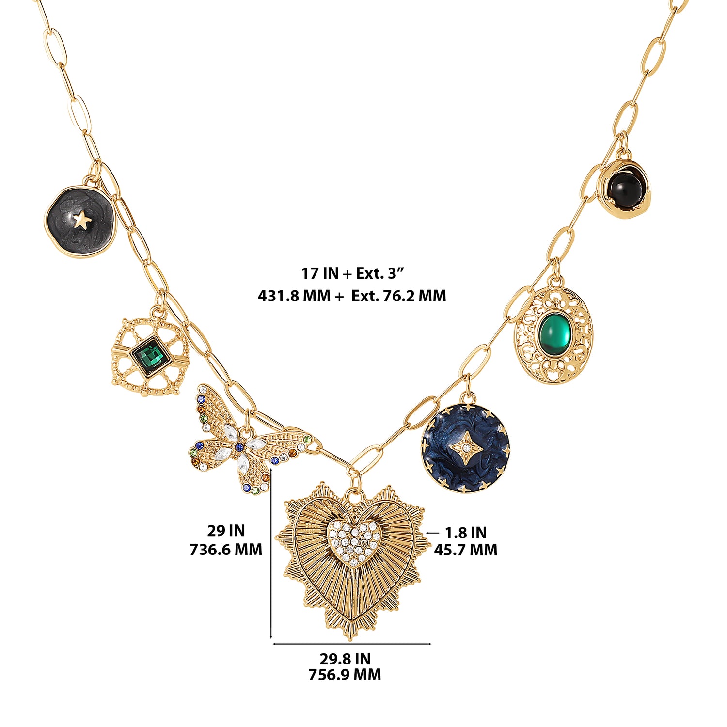 BCBGeneration Fashion Charm Necklace