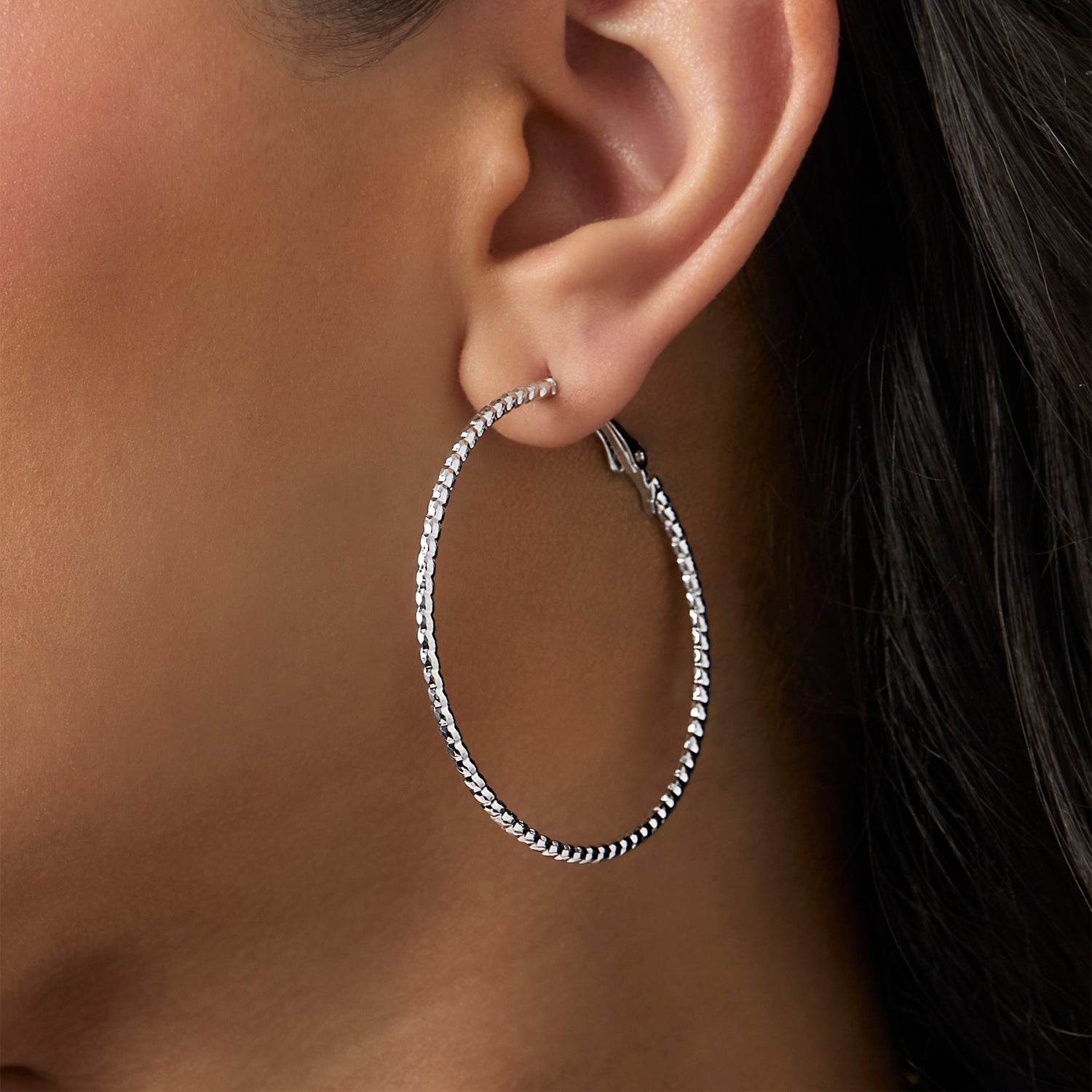Jessica Simpson Mixed Metal Hoop Earring Set in Gold & Silver-Tone