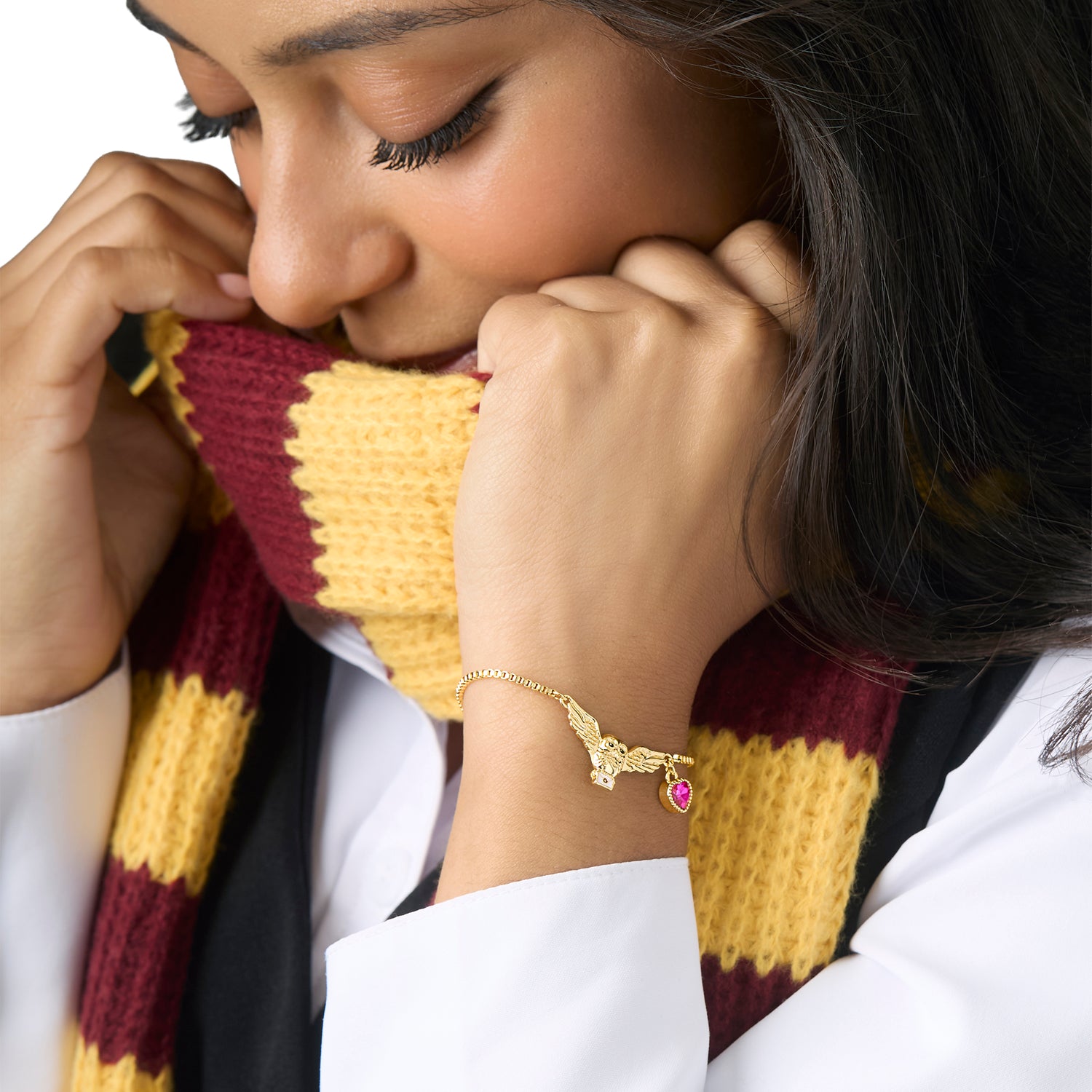 Harry Potter Hedwig Bracelet for Women Official License, Adjustable