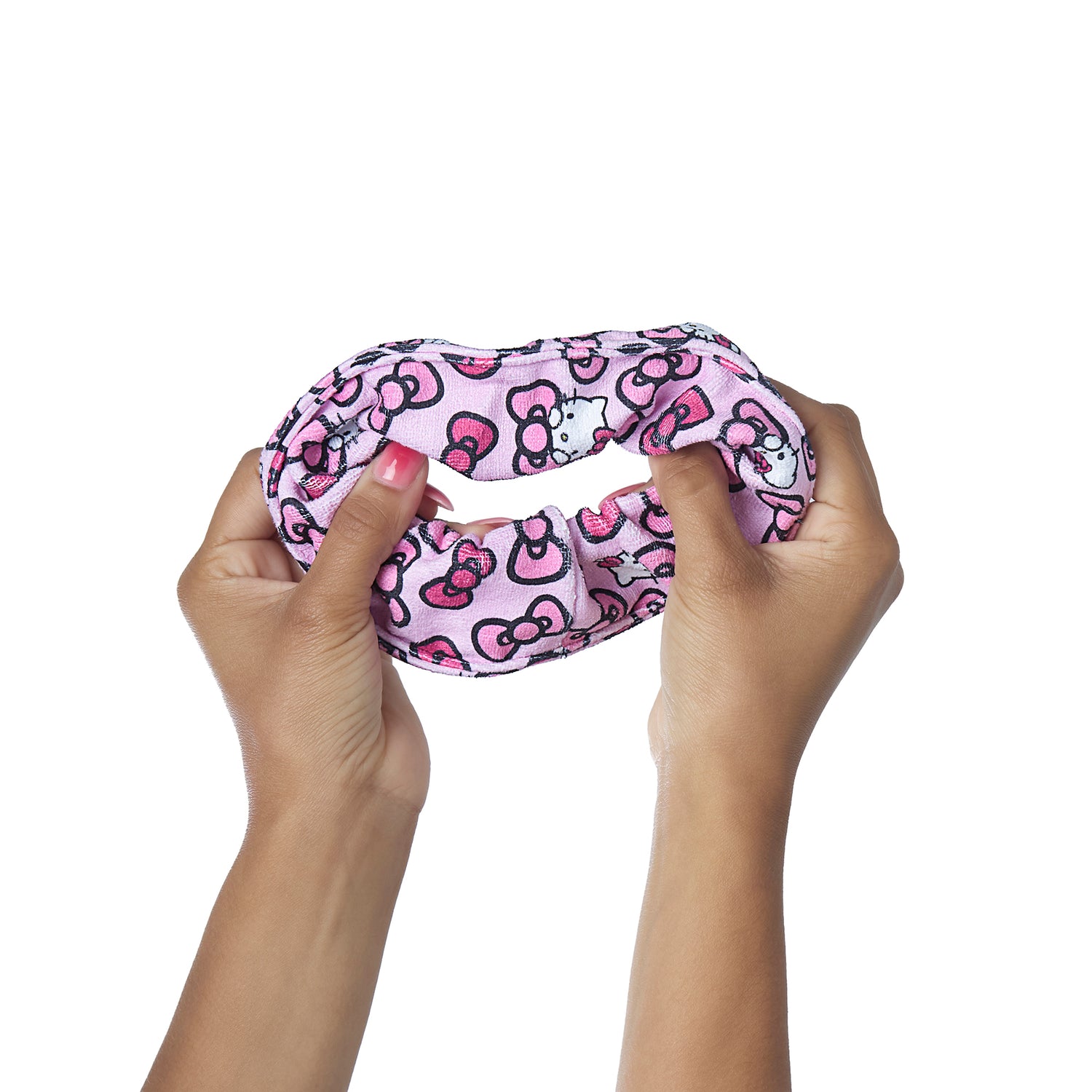Hello Kitty Scrunchies 2-Piece Set Official License, Spa Towel Hair Ties