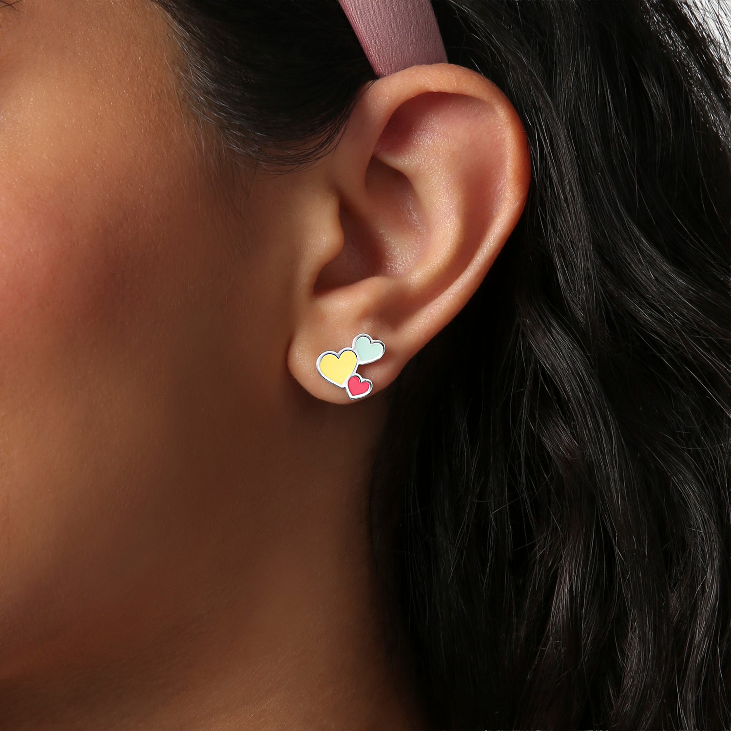 Hello Kitty Stud Earrings Set for Women, 2 Pairs, Sanrio Studs