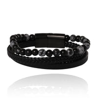 Lucky Brand Braided & Beaded Bracelet - 8.5''