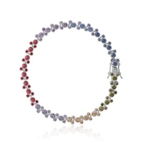 Disney Mickey Mouse Rainbow Crystal Tennis Bracelet