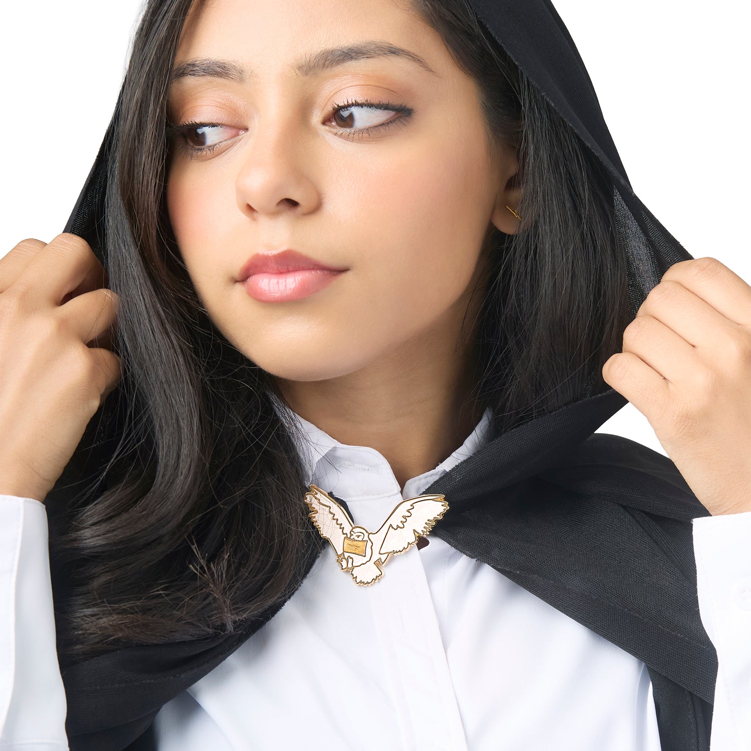 Harry Potter Hedgwig Pin Official License, Gold-Tone