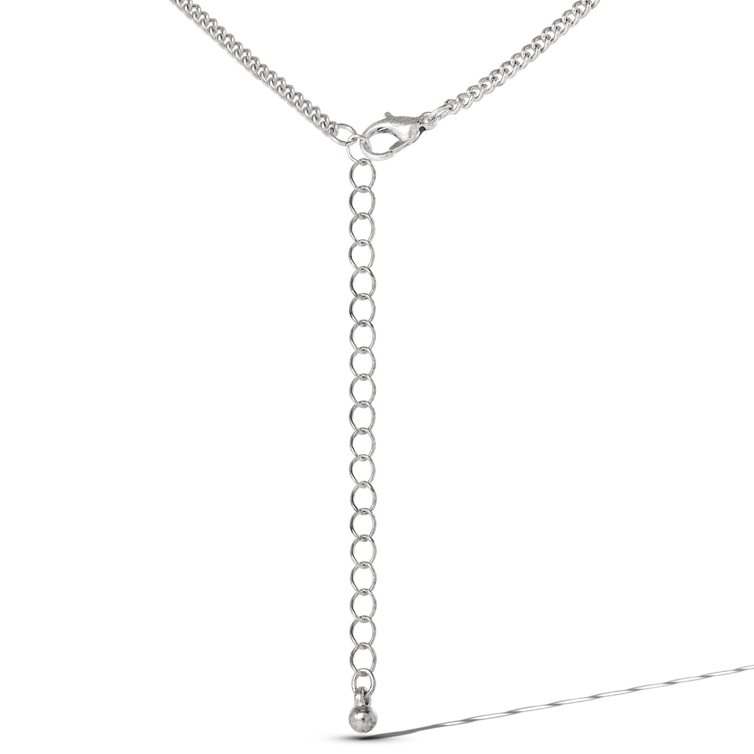 JS Jessica Simpson Statement Medallion Necklace in Antiqued Silver