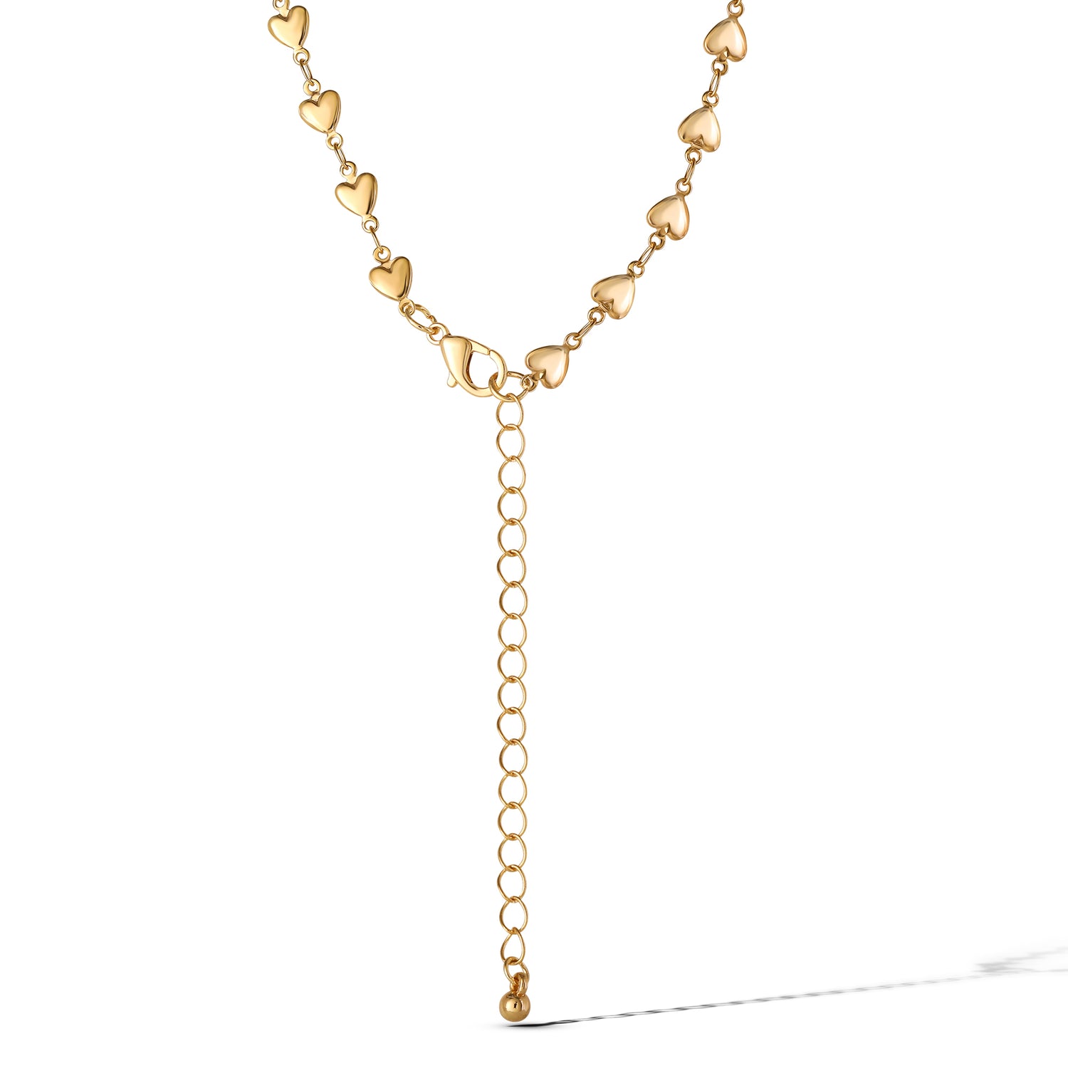 Jessica Simpson Heart Chain Butterfly Pendant Necklace