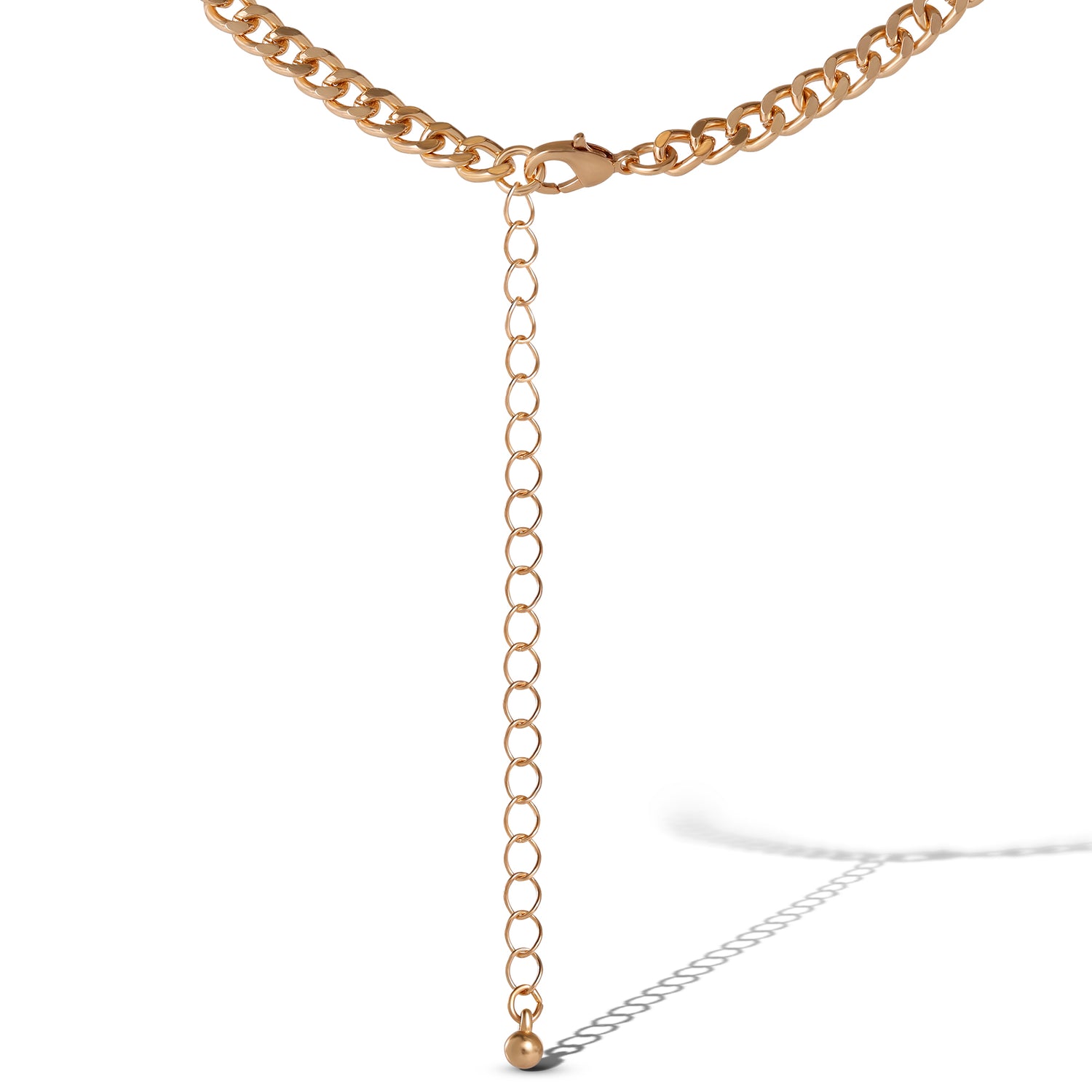 JS Jessica Simpson Western Charm Necklace in Gold-Tone with Turquoise Accent