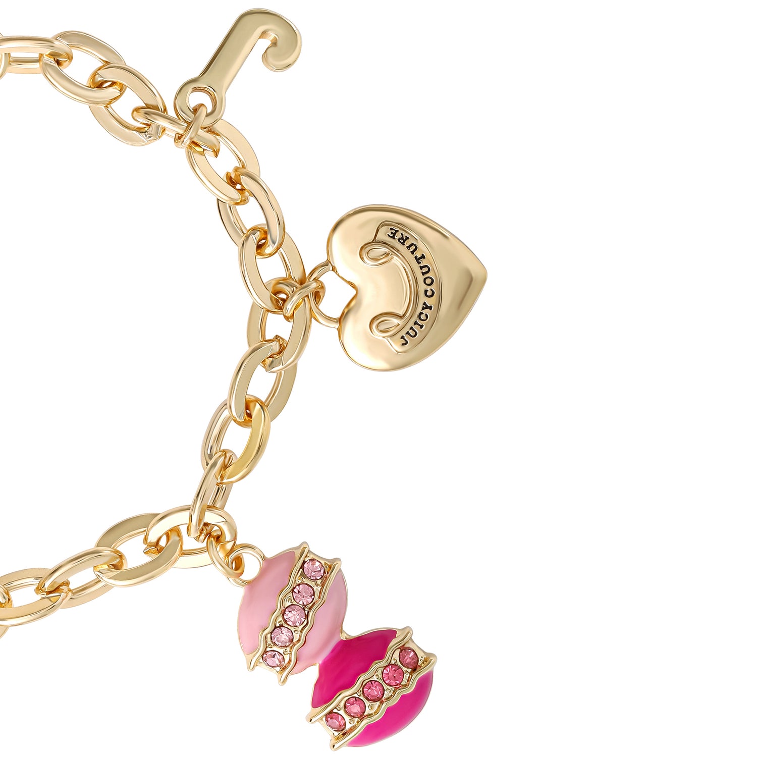 Juicy Couture Paris Travel Charm Bracelet - Macaron, Croissant