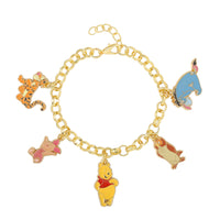 Winnie-the-Pooh Charm Bracelet for Women Official License, 7"+1"