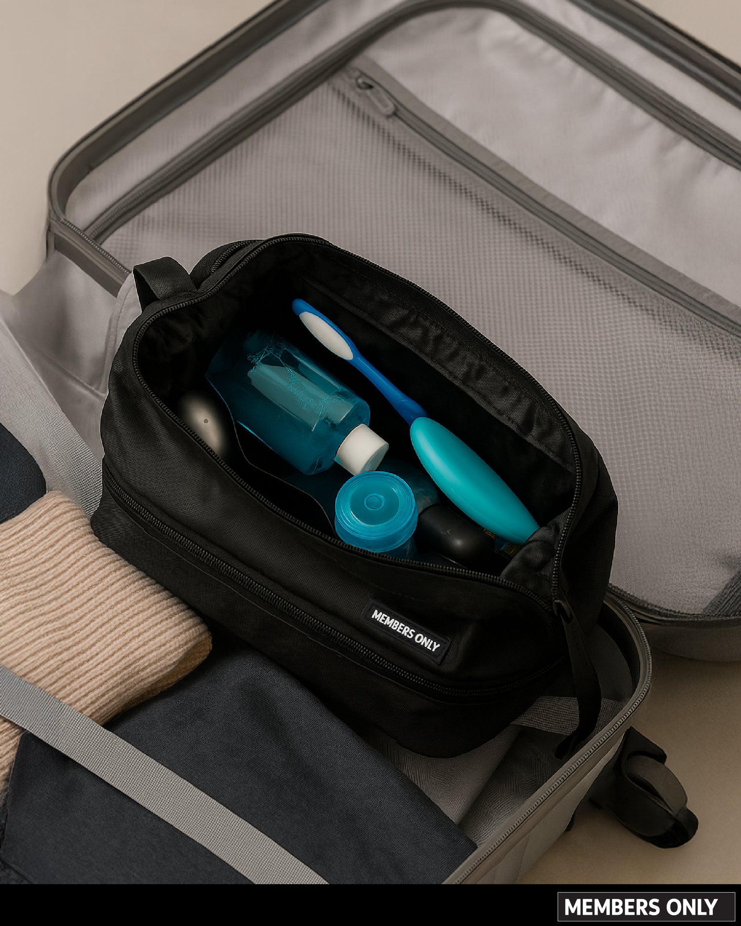 Travel Pouch with Zipper Closure