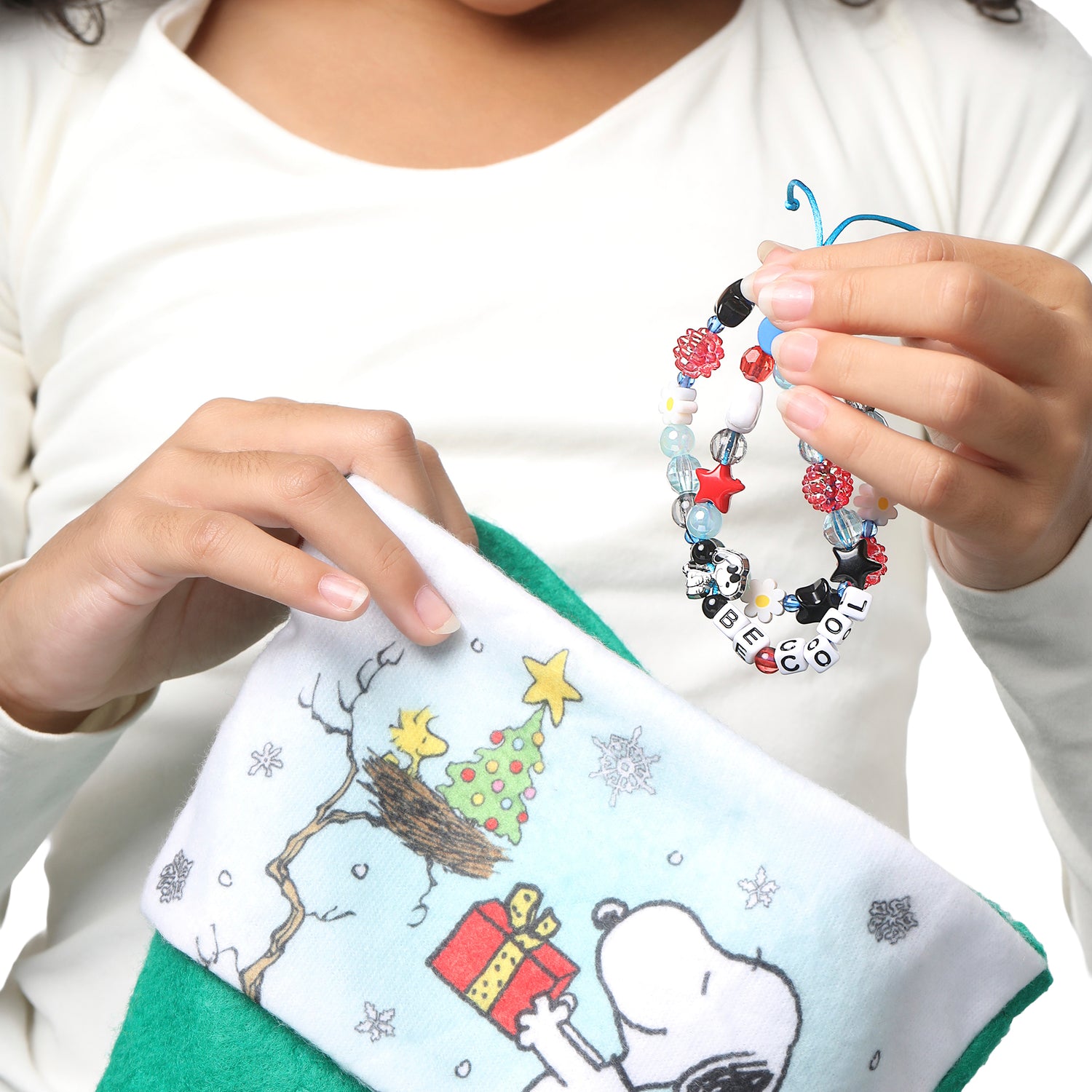 Peanuts Snoopy Bracelet Set for Girls 2-Piece Official License
