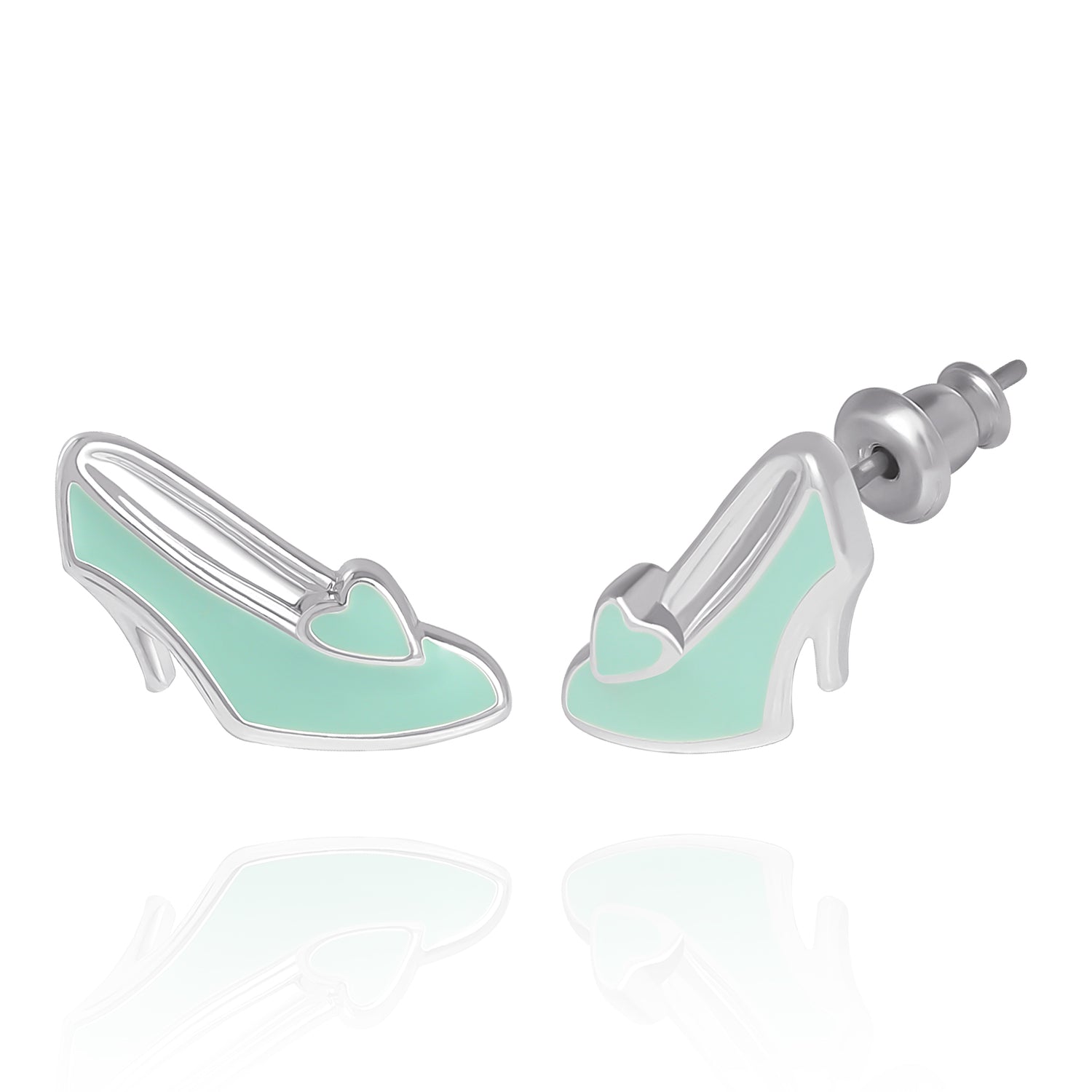Disney Cinderella Shoes Stud Earrings