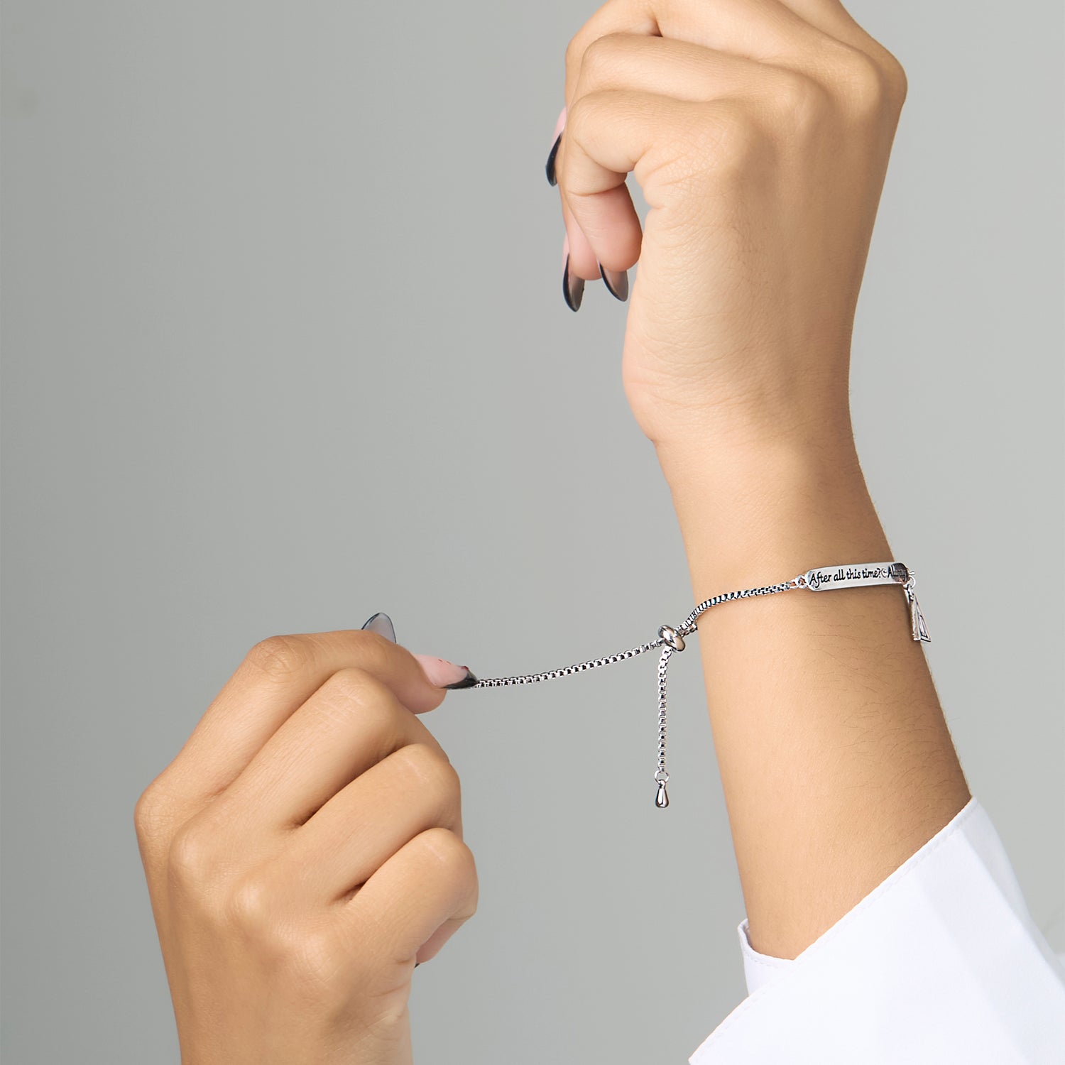 Harry Potter Always Bracelet for Women with Deathly Hallows Charm