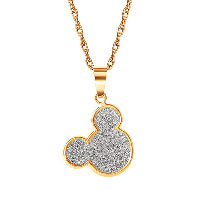 Disney 14K Gold Mickey Mouse Sparkle Necklace - Sallyrose
