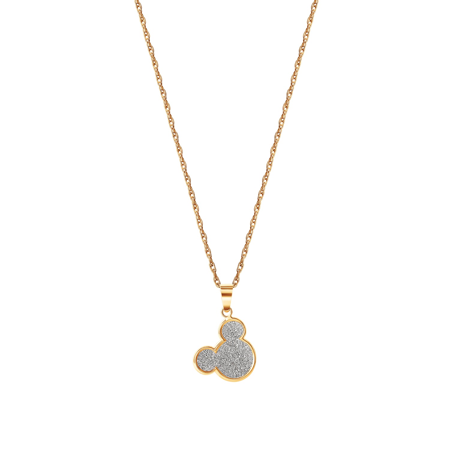 Disney 14K Gold Mickey Mouse Sparkle Necklace - Sallyrose