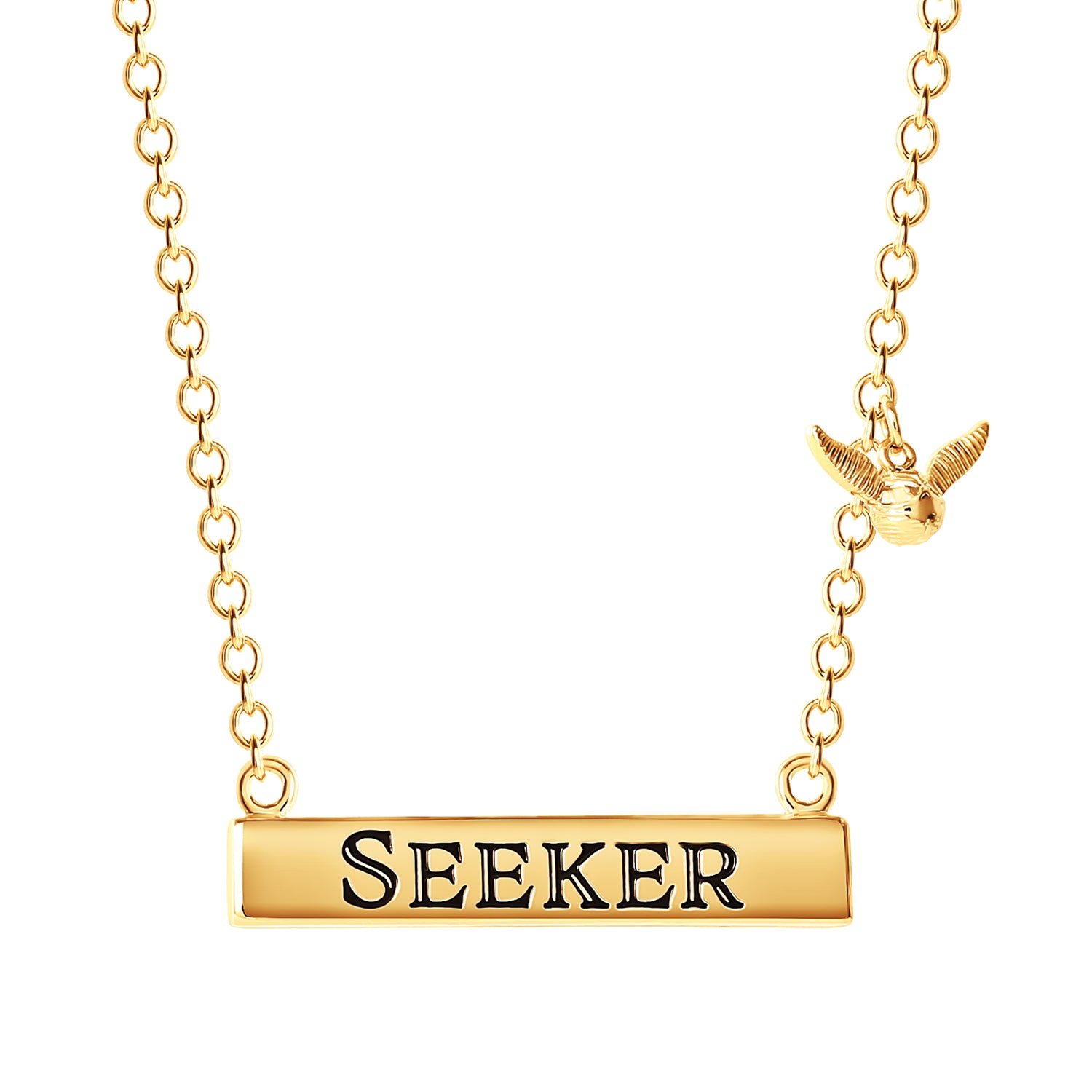 Harry Potter Gold Plated Seeker Bar Necklace - Sallyrose