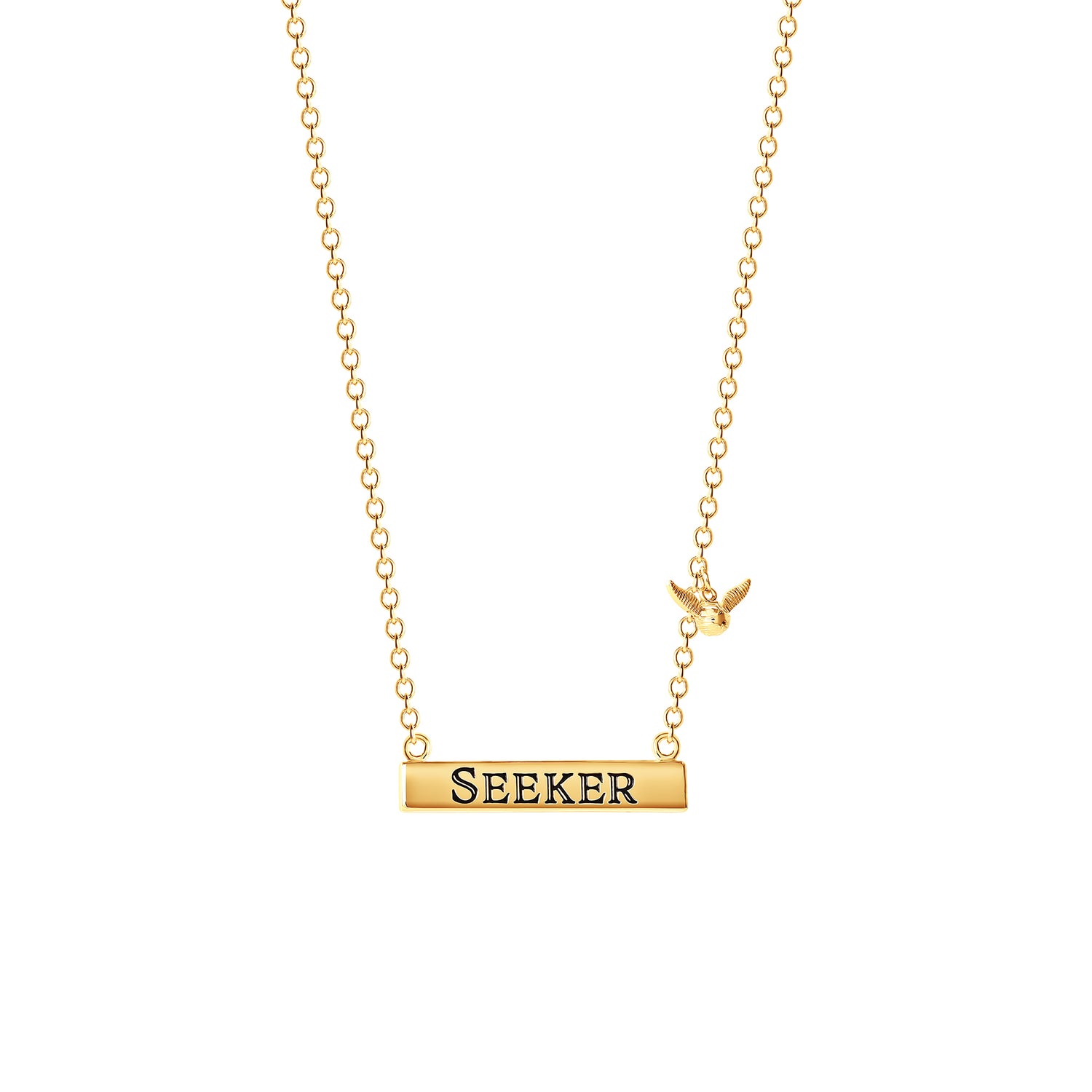 Harry Potter Gold Plated Seeker Bar Necklace - Sallyrose