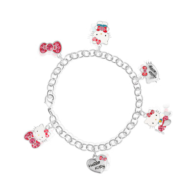 Hello Kitty Silver Charm Bracelet