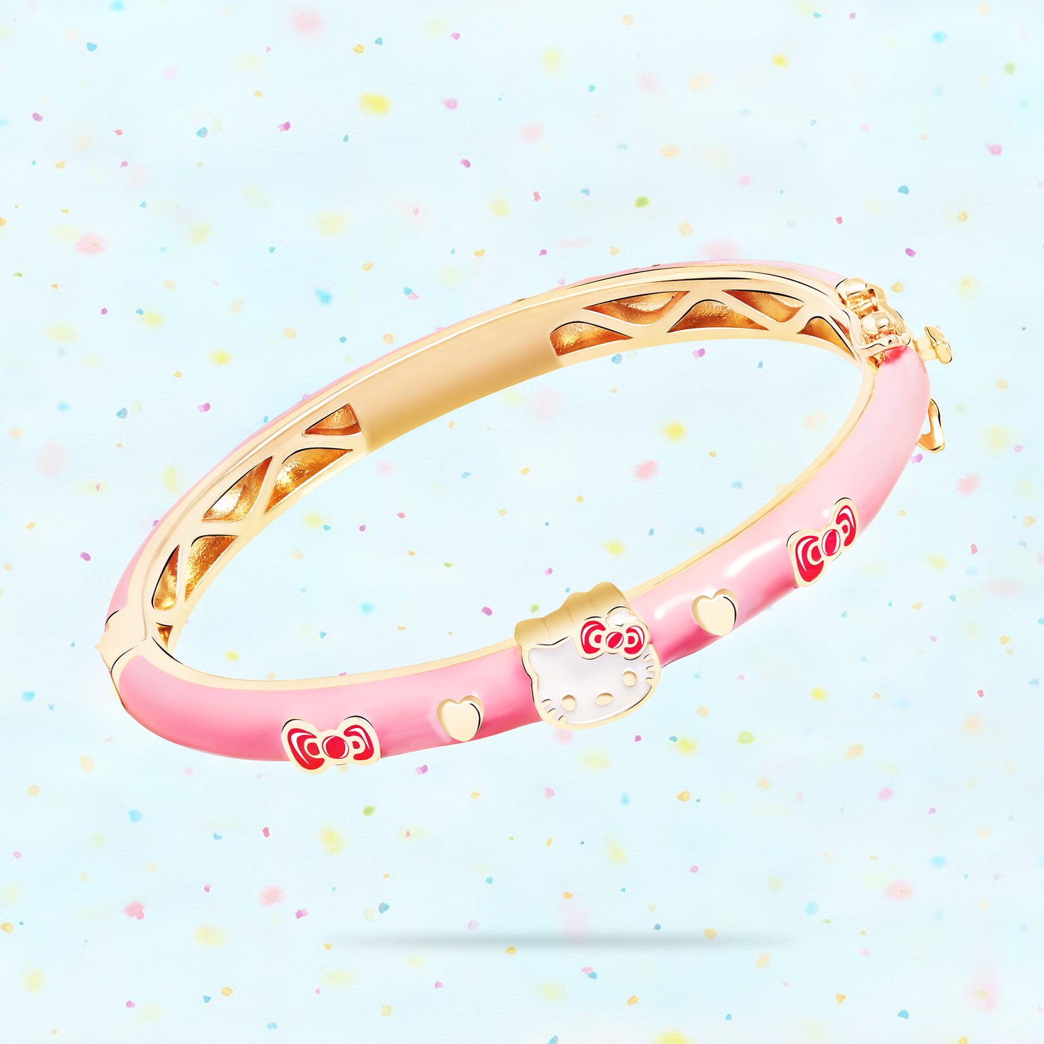 Bracelet Enfant Star Bright Acier Rose - Hello Kitty