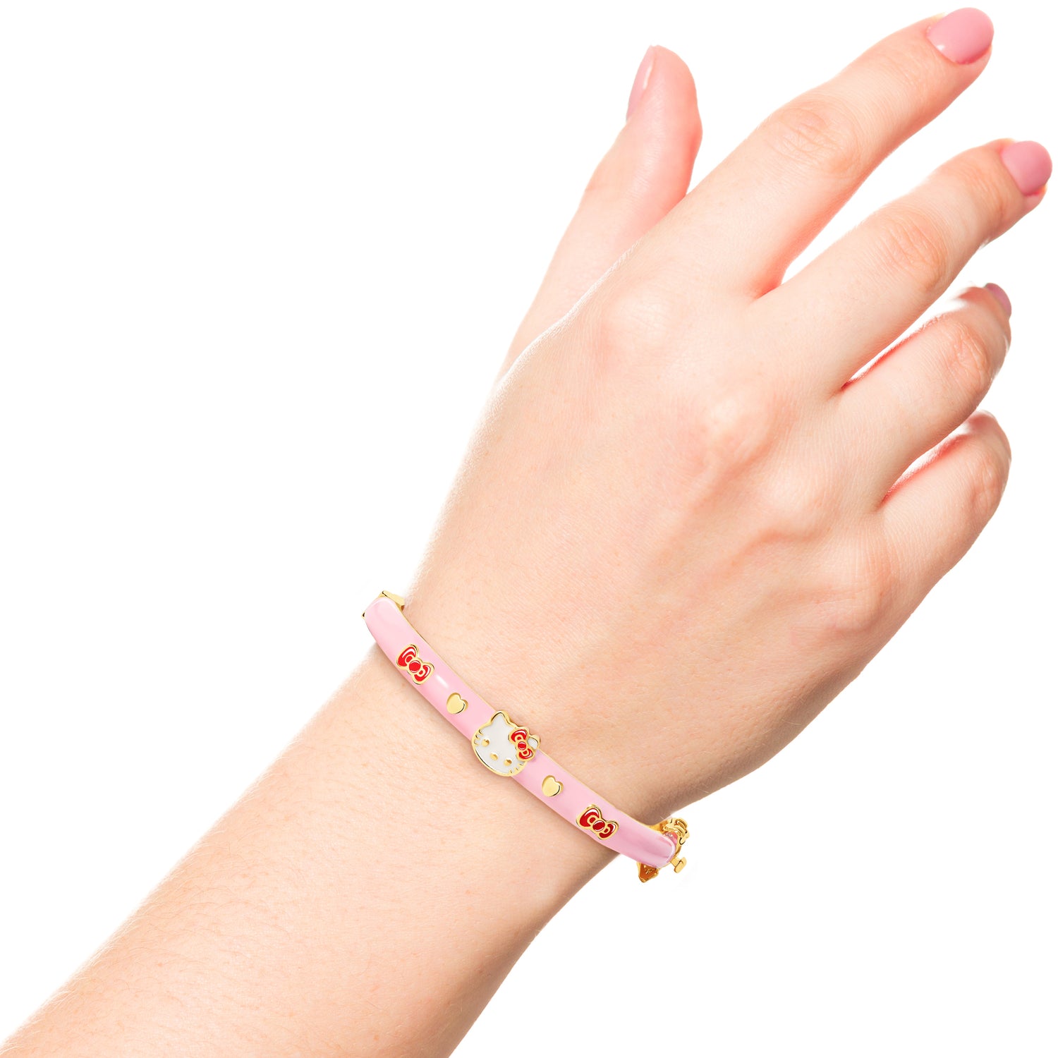 Kate Spade Spade Thin Bangle Bracelet In Light Pink | ModeSens