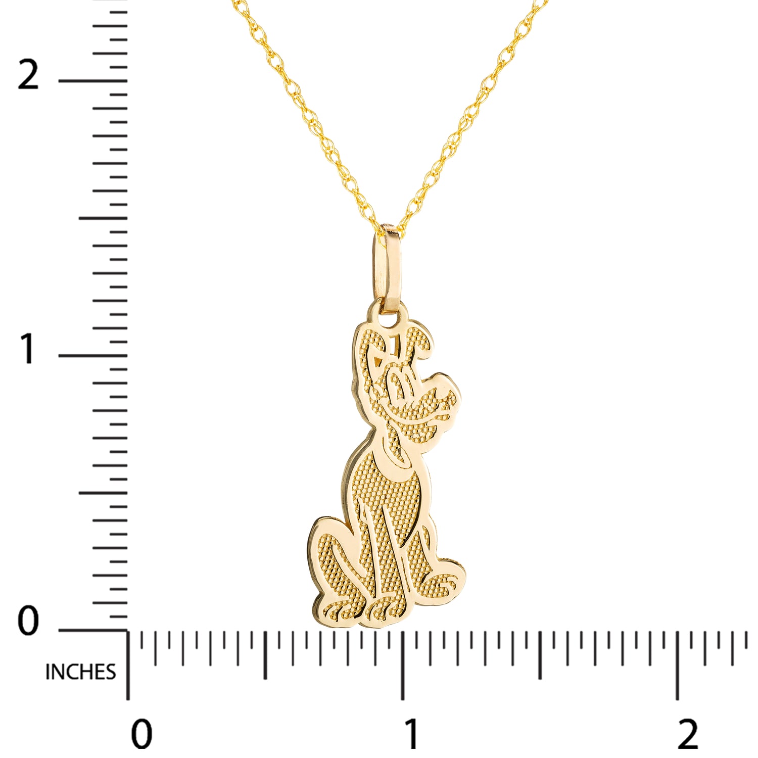 Disney Classics Pluto 14K Gold Pendant Necklace - Sallyrose