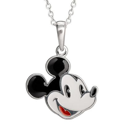 Disney Mickey Mouse Sterling Silver Classic Necklace - Sallyrose