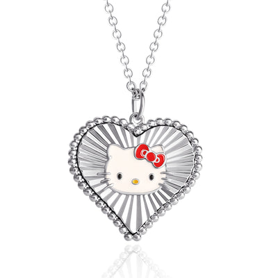 Hello Kitty Starburst Heart Necklace
