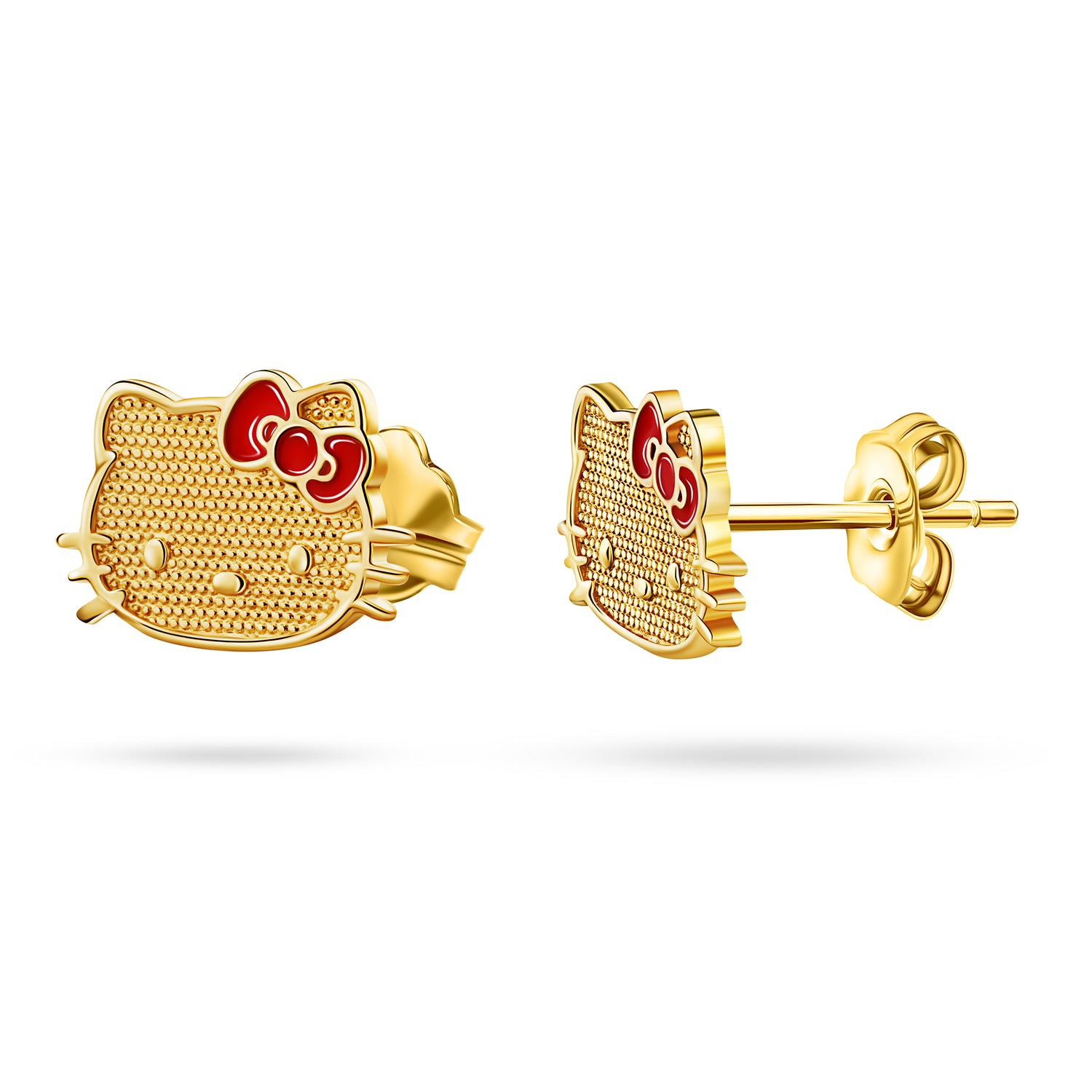 Hello Kitty 10K Gold Stud Earrings - Sallyrose