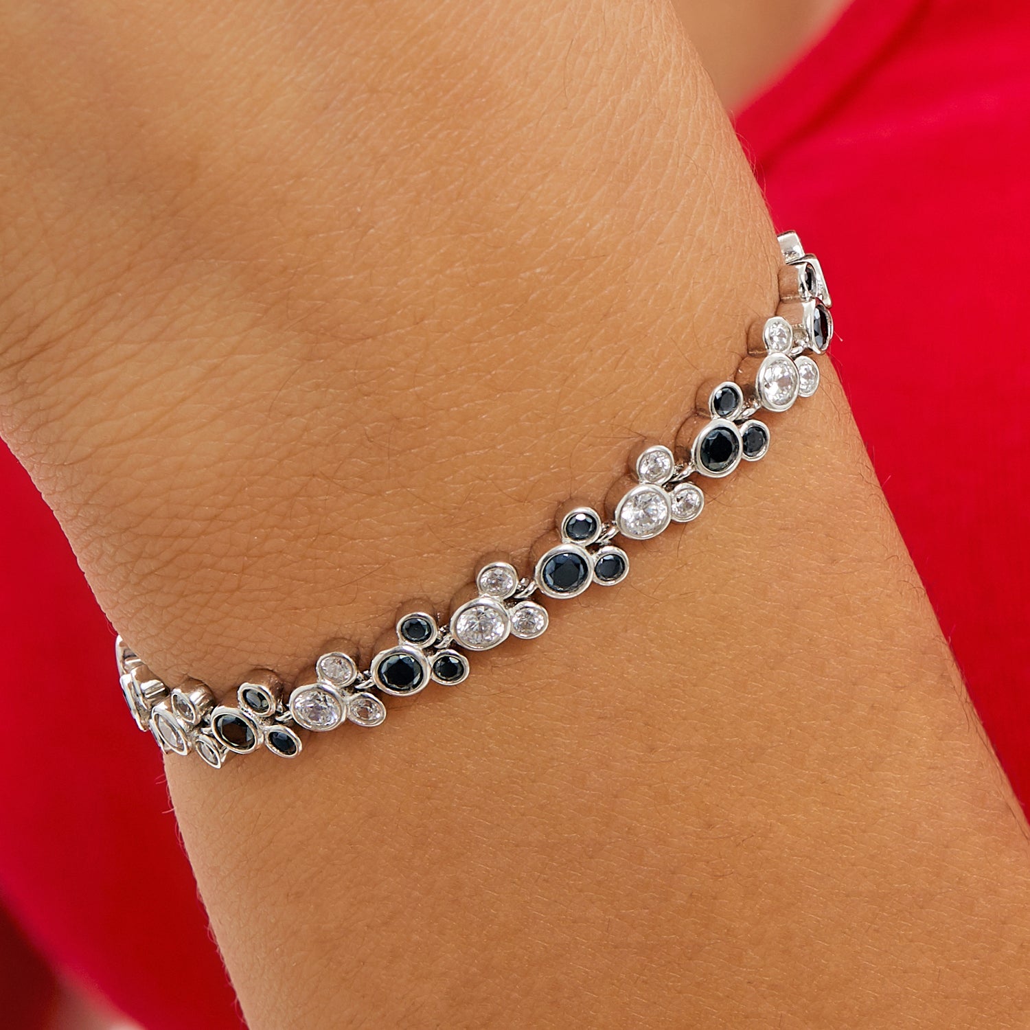 Mickey mouse hot sale tennis bracelet