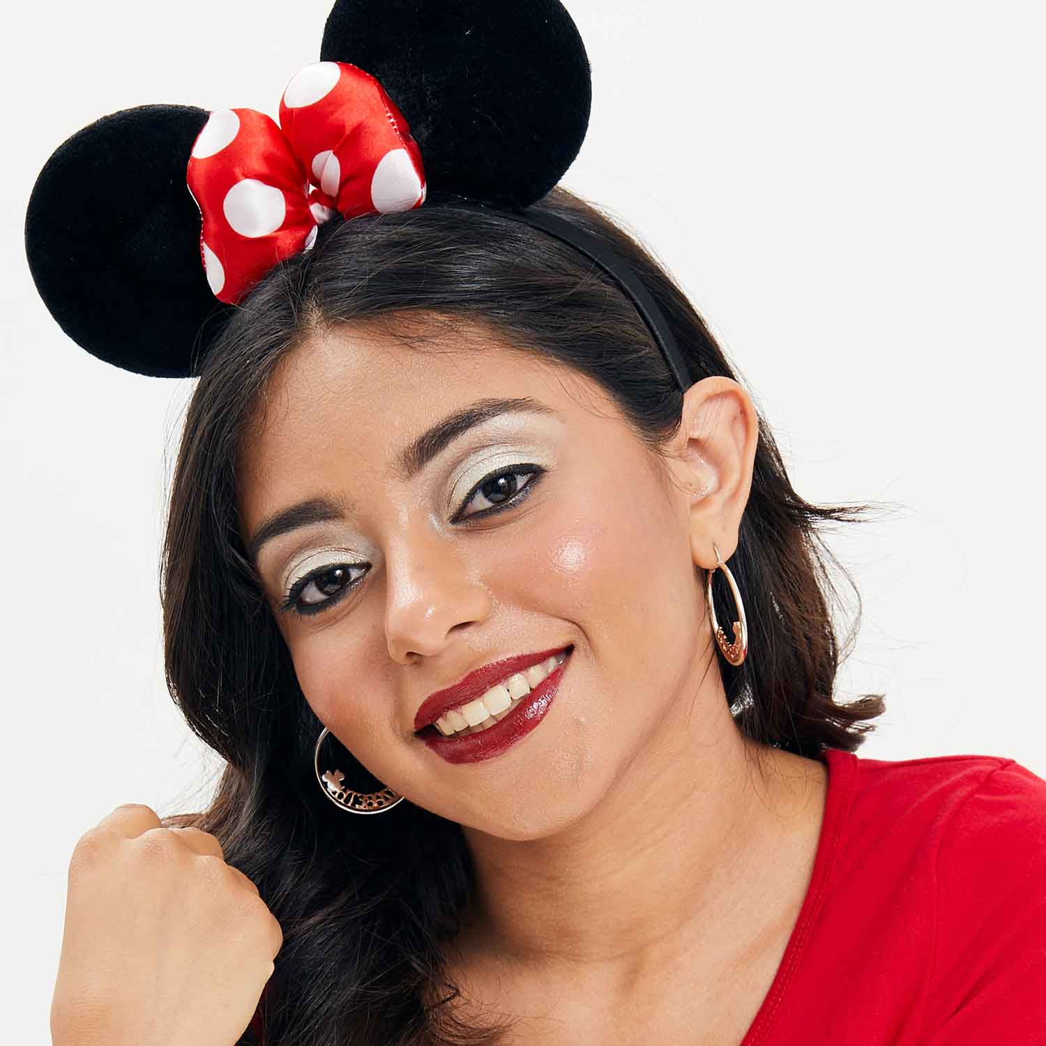 Disney Minnie Mouse Name Hoop Earrings