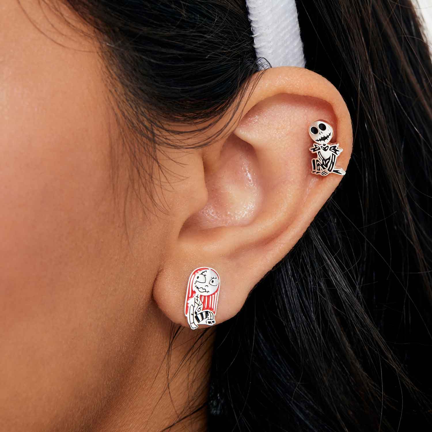 Disney The Nightmare Before Christmas Mismatched Earrings