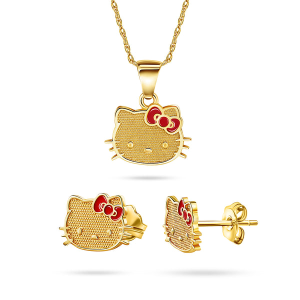 Minnie Mouse Birthstone Earrings 10K Gold Stud | Sally Rose