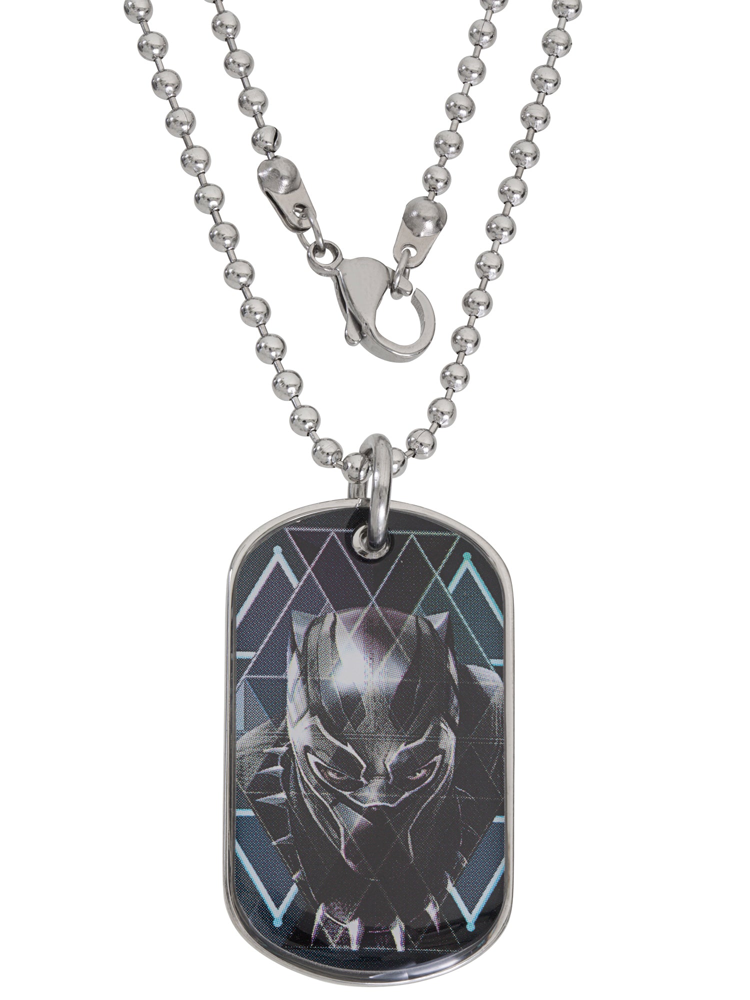 Marvel's Black Panther Stainless Steel Dog Tag Necklace - Sallyrose