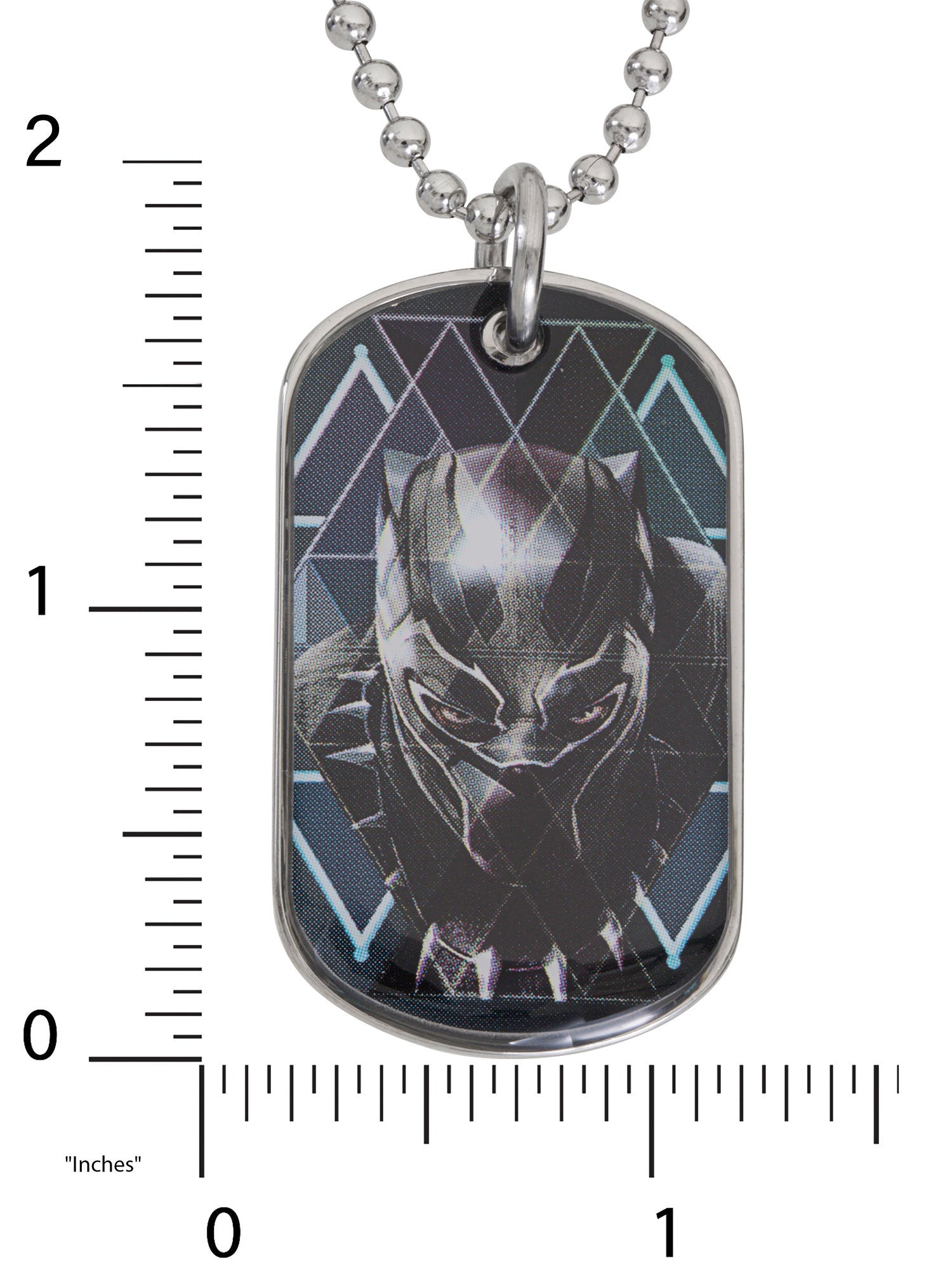 Marvel's Black Panther Stainless Steel Dog Tag Necklace - Sallyrose