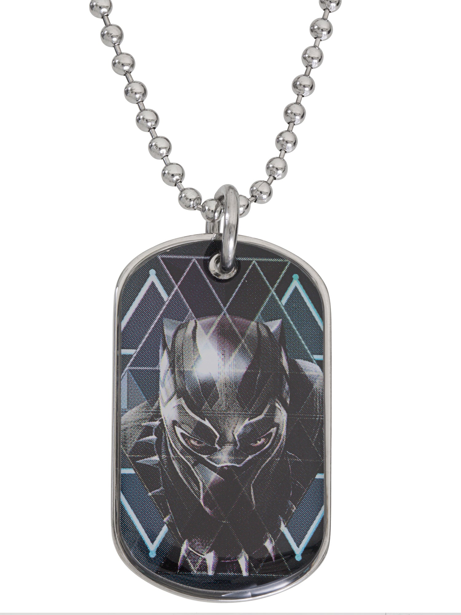 Marvel's Black Panther Stainless Steel Dog Tag Necklace - Sallyrose
