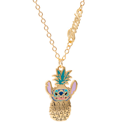 Disney Lilo and Stitch Pineapple Stitch Pendant Necklace