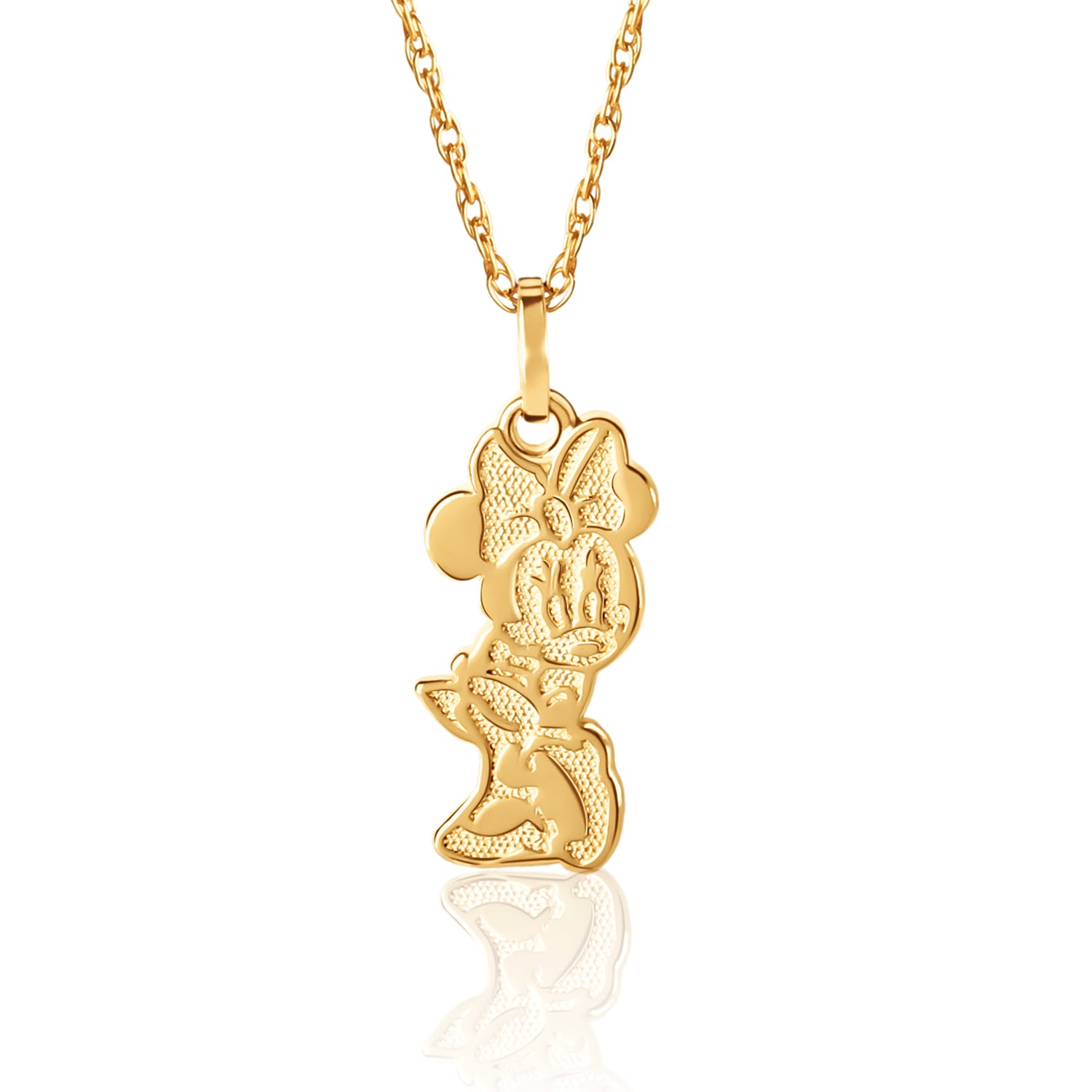 Disney X RockLove DISNEY100 Crystal Minnie Mouse Necklace – RockLove Jewelry