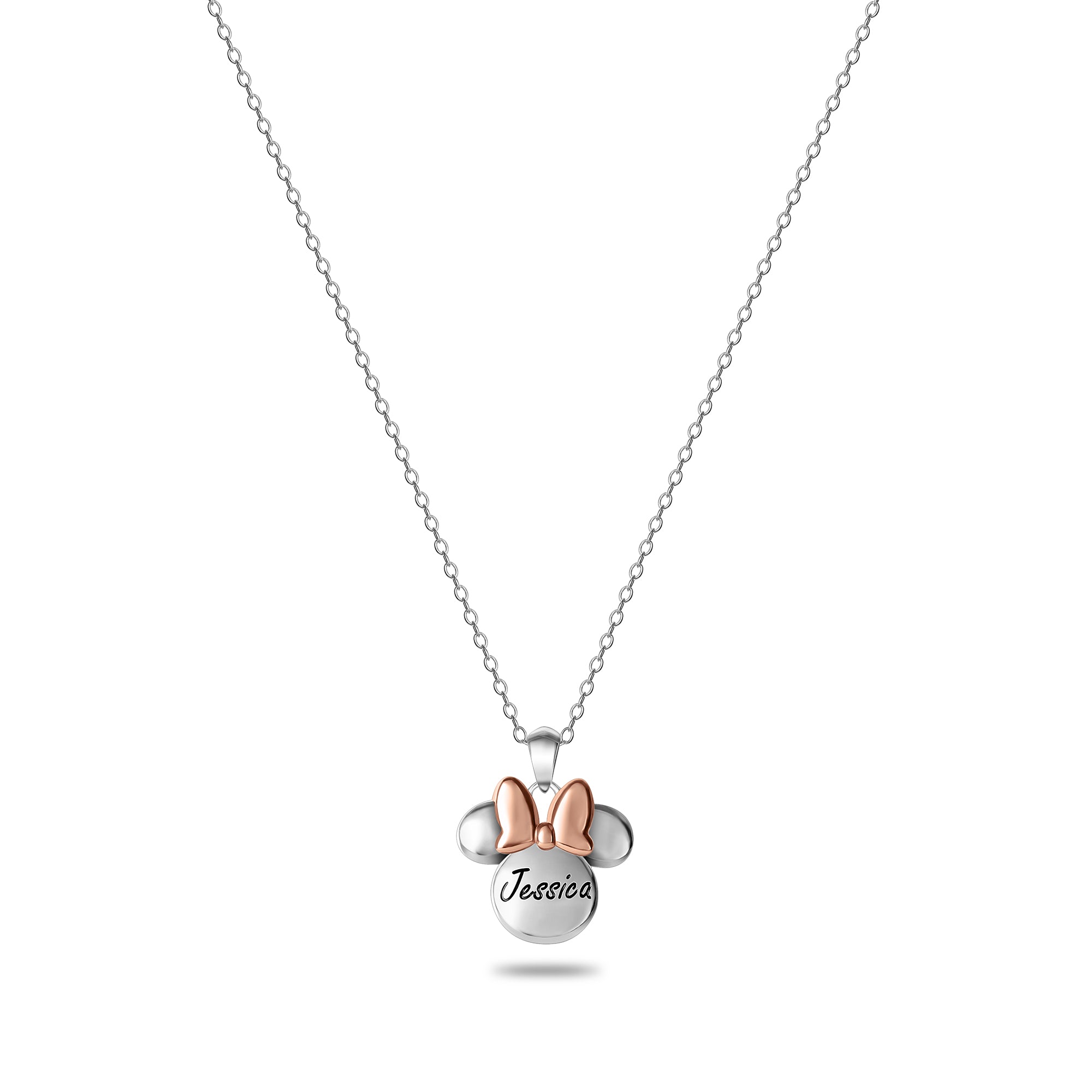 Disney Minnie Mouse Engraved Name Necklace