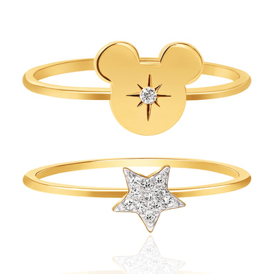 Disney Mickey Mouse Stackable Ring Set