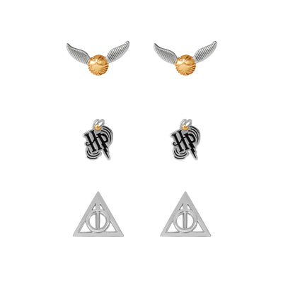 Harry Potter 3-Pair Stud Set - Sallyrose