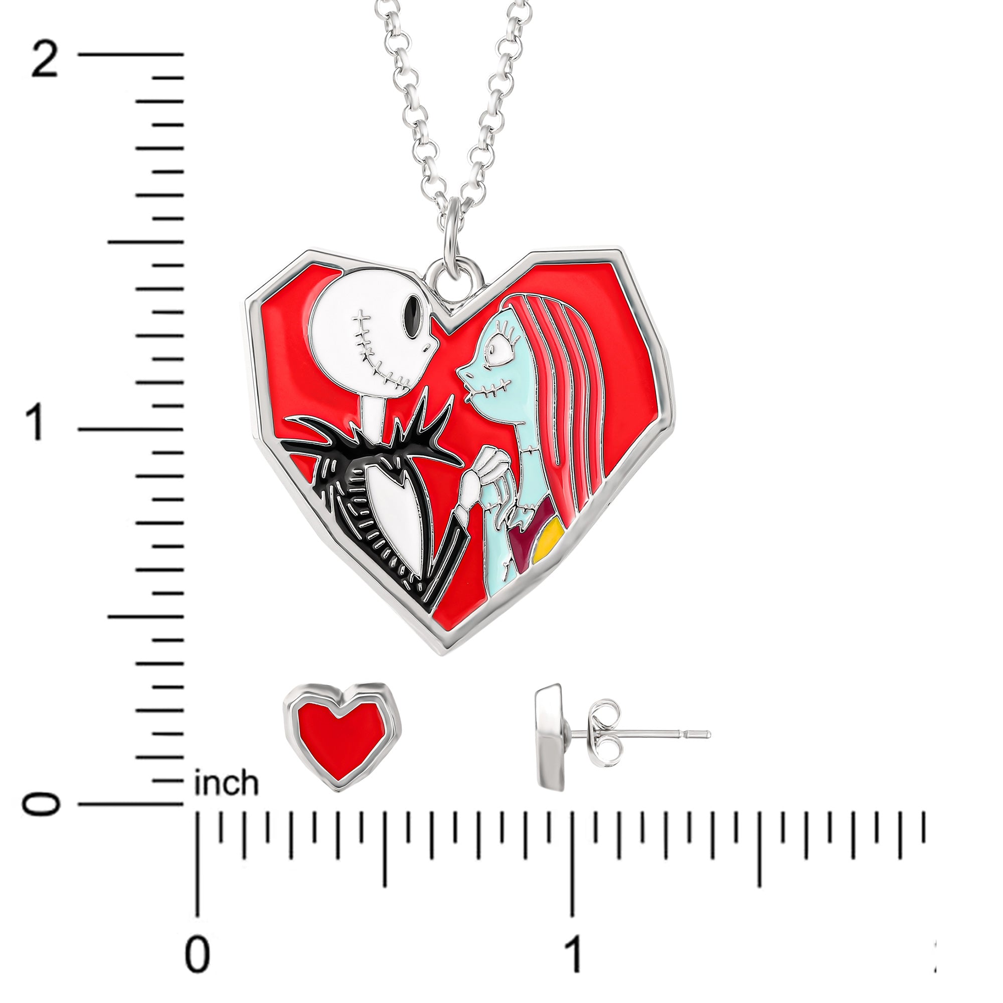 Disney The Nightmare Before Christmas Earring and Necklace Set