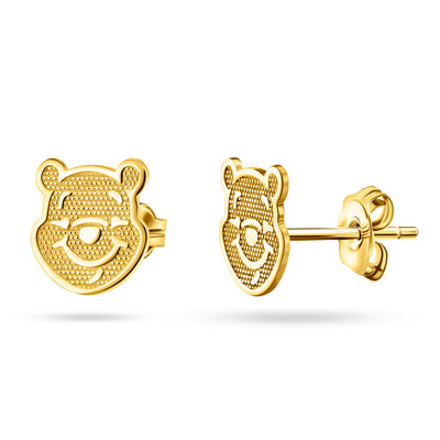 14K Yellow Gold Disney Classics Winnie the Pooh Earrings