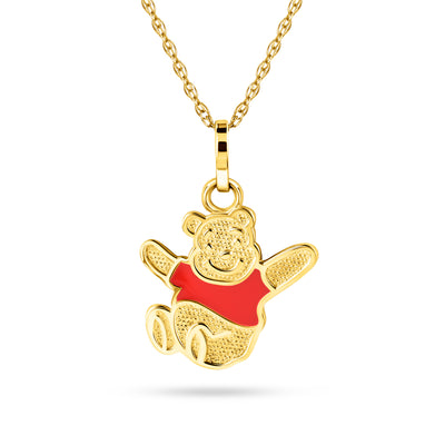 Disney Winnie the Pooh 14K Gold Necklace